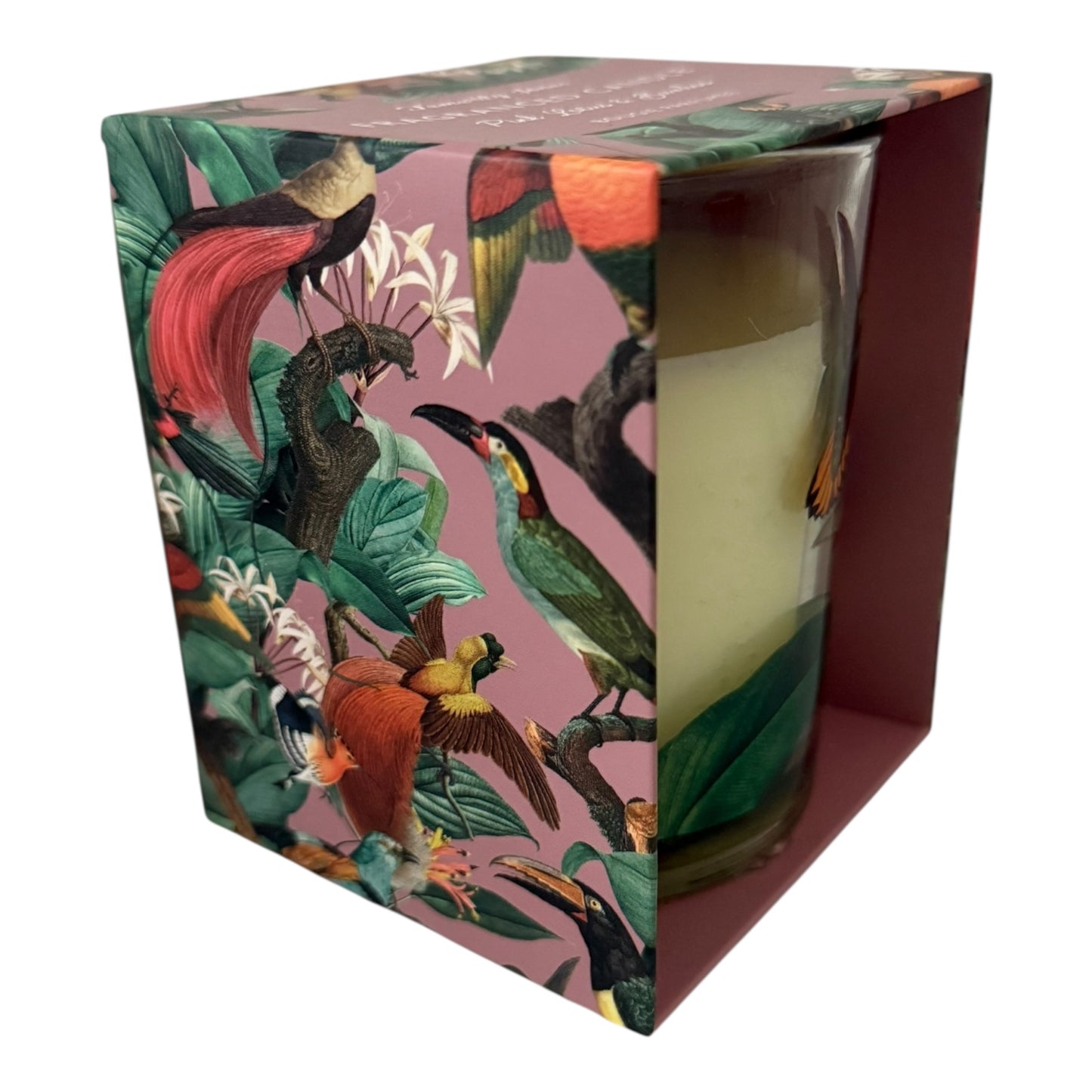Exotic Bird Candle Collection – Amber & Wood | Pink Lotus | Red Wild Orchid l