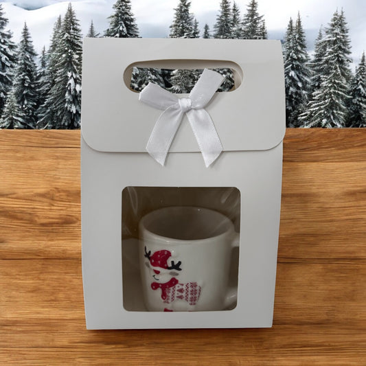 Christmas Reindeer Cup & Saucer Set