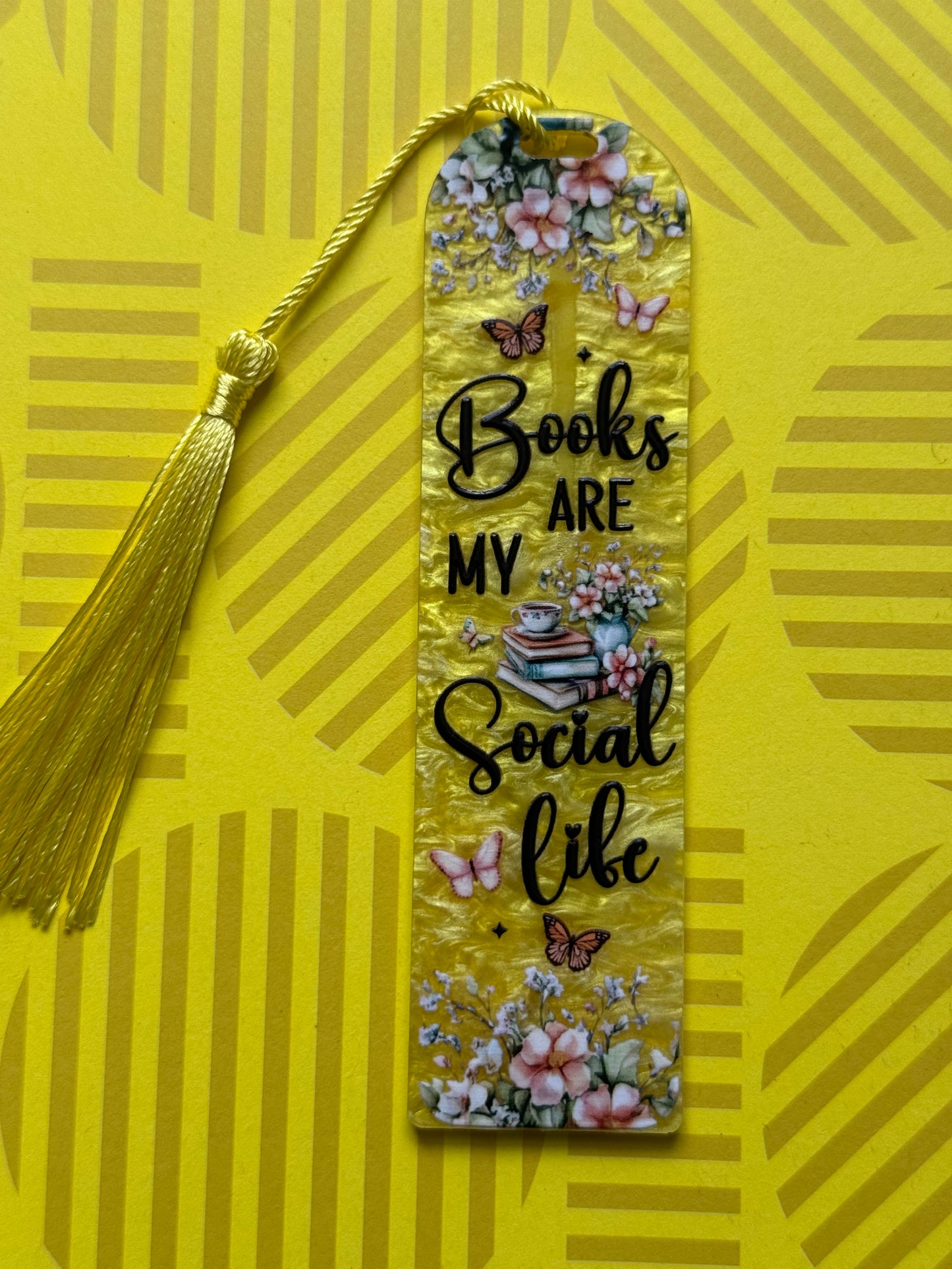 Handmade Resin Bookmarks – Unique Designs with Tassel