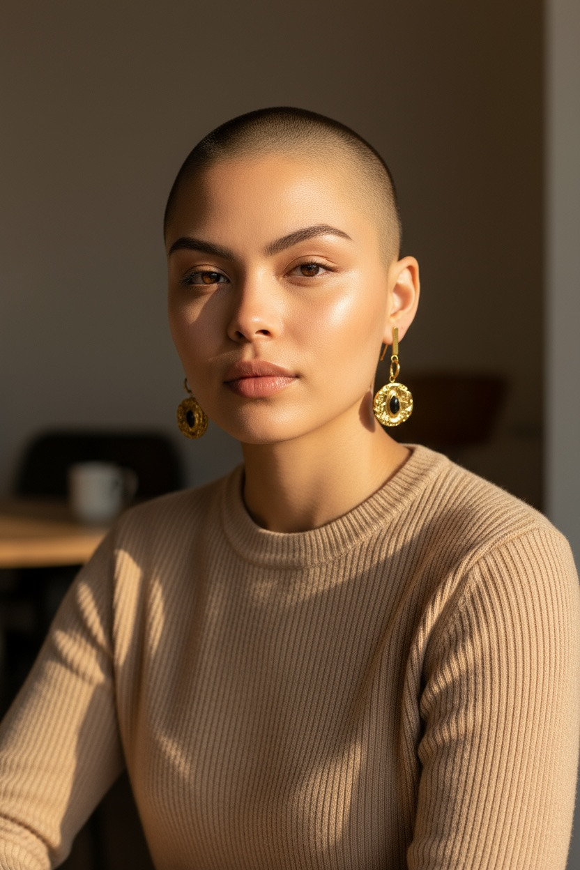 Golden Majesty Drop Earrings