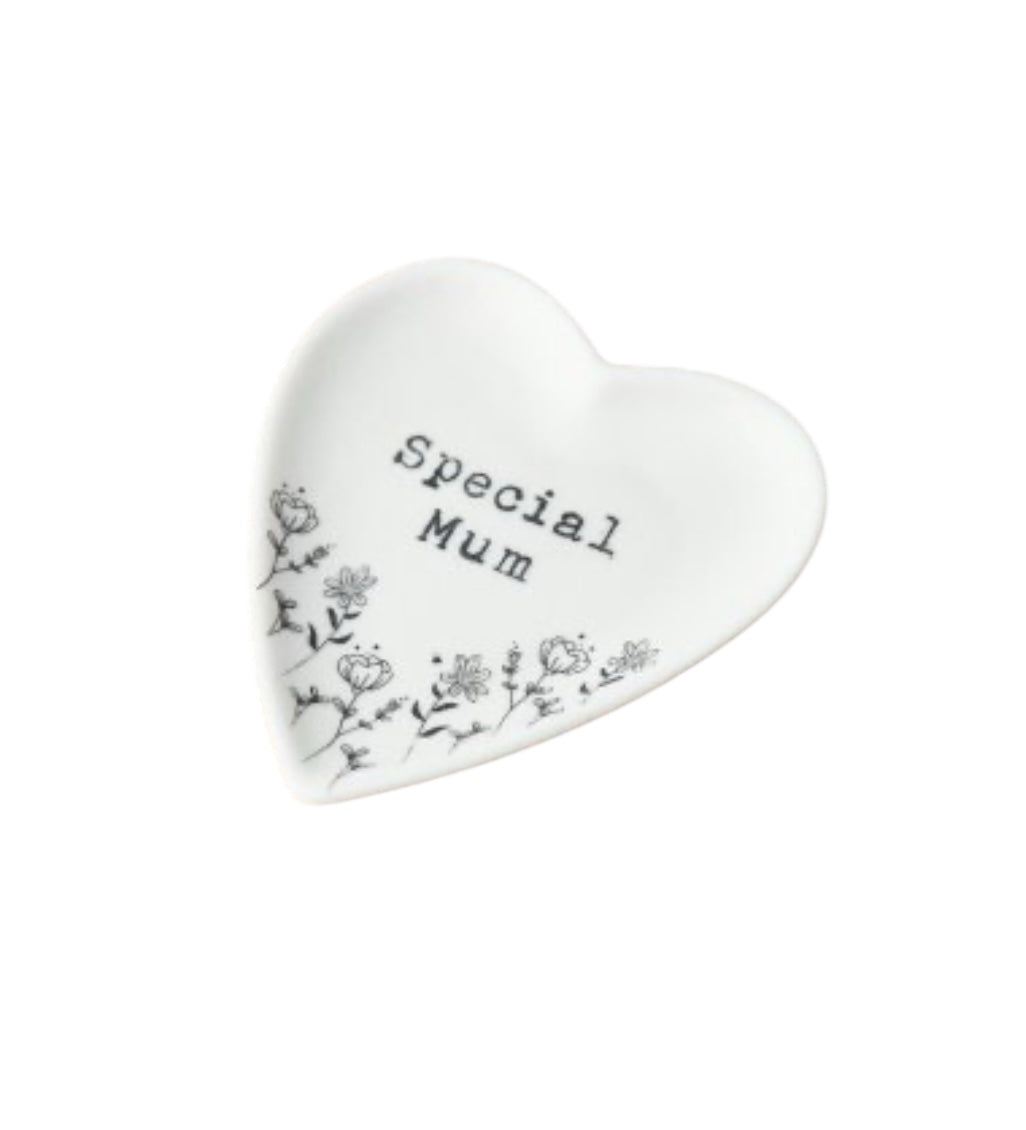 Trinket Dishes with Slogan Messages