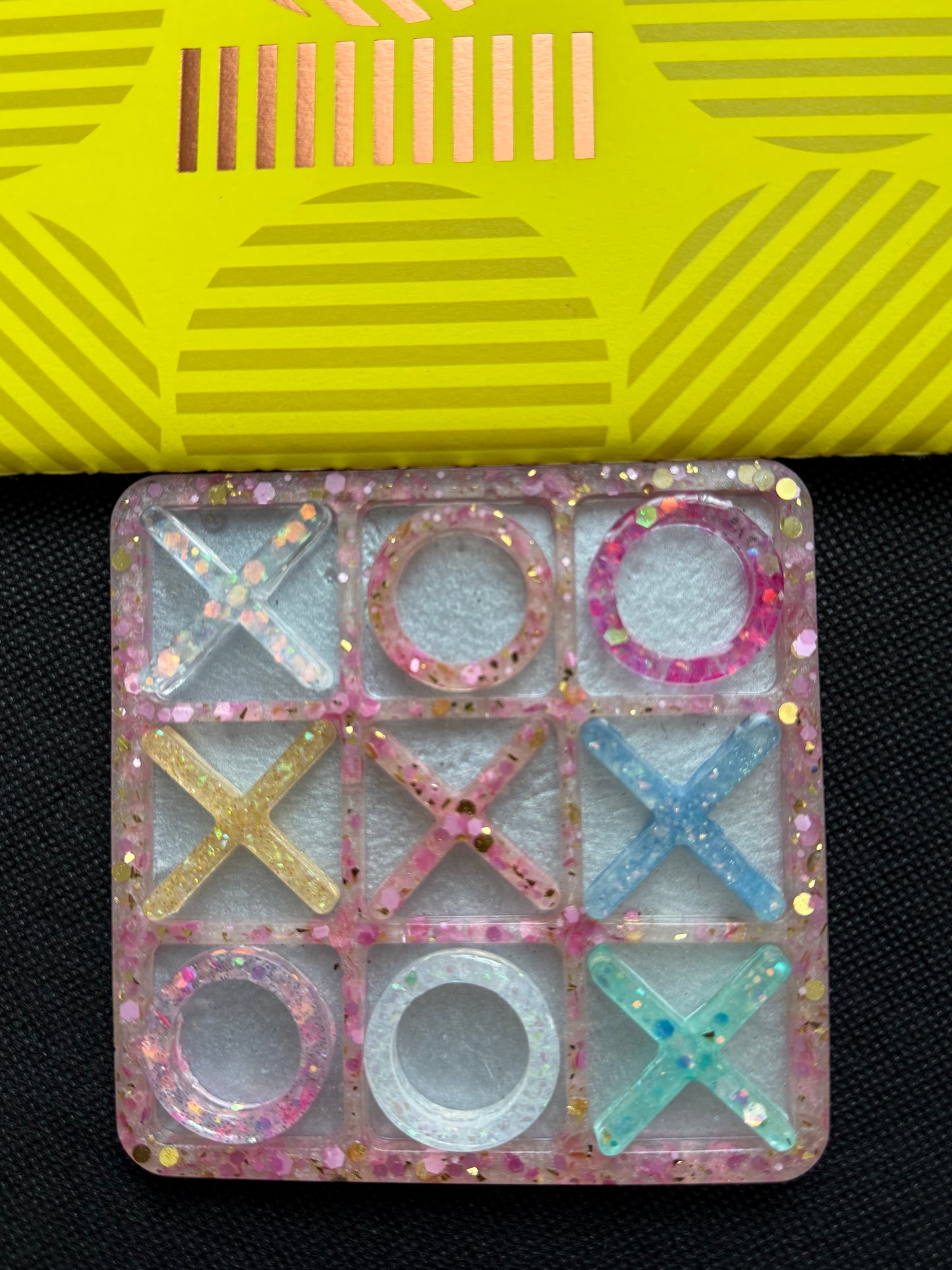 Handmade Resin Tic-Tac-Toe Game | Noughts & Crosses Games