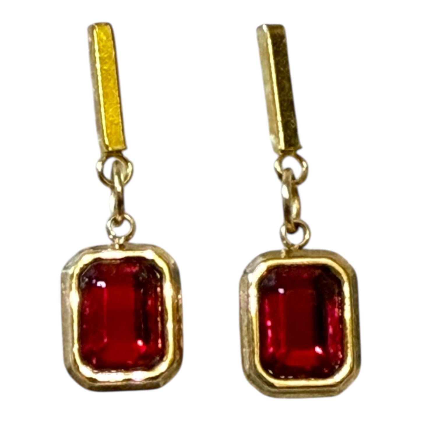 Zircon Gem Drop Earrings – Available in Varies Colours