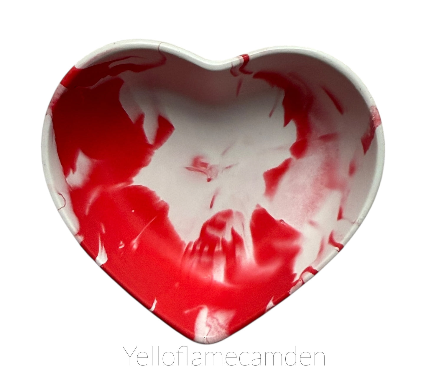 Handmade Jesmonite Heart Trinket Dish – Jewellery Tray / Key Holder