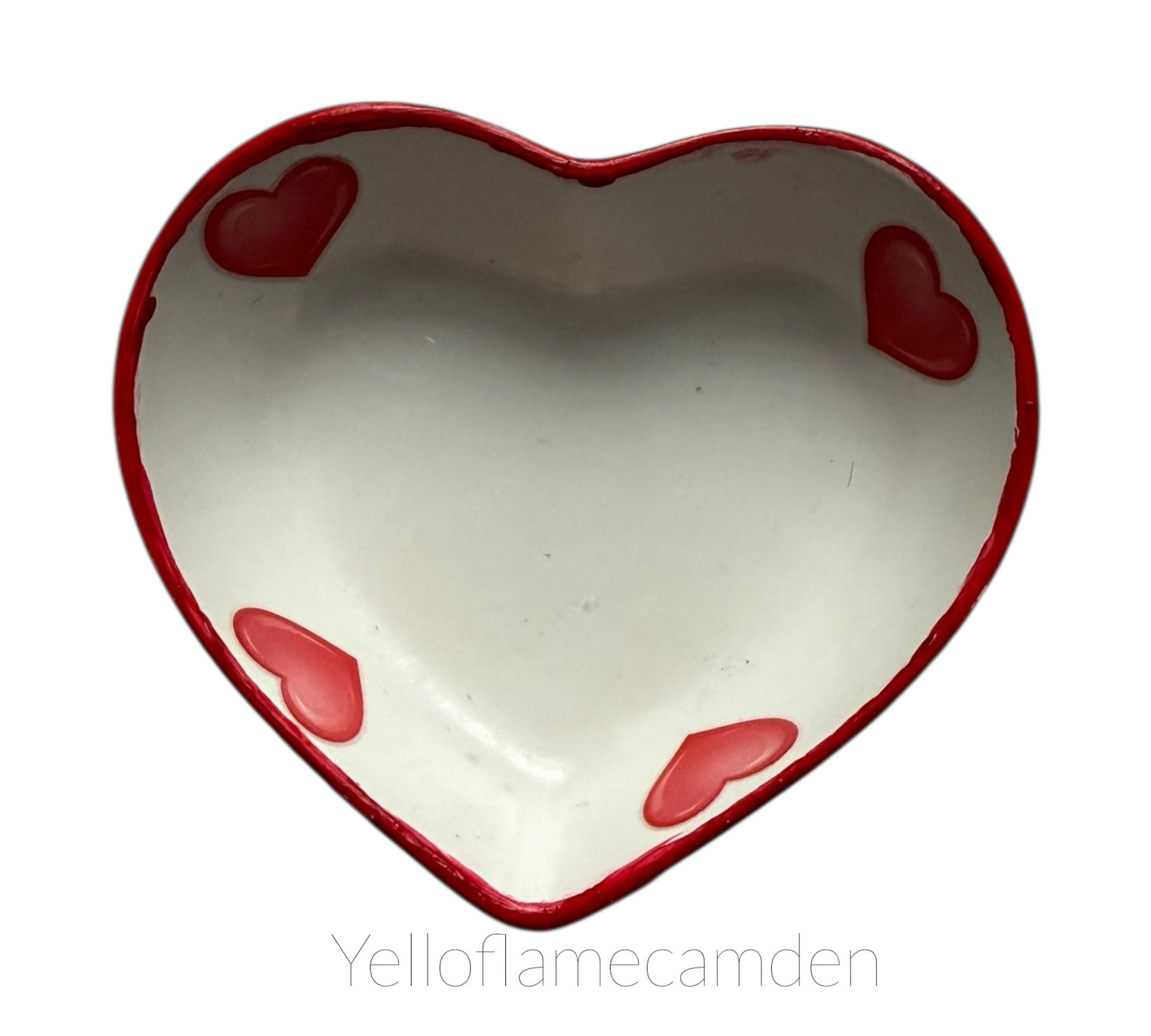 Handmade Jesmonite Heart Trinket Dish – Jewellery Tray / Key Holder