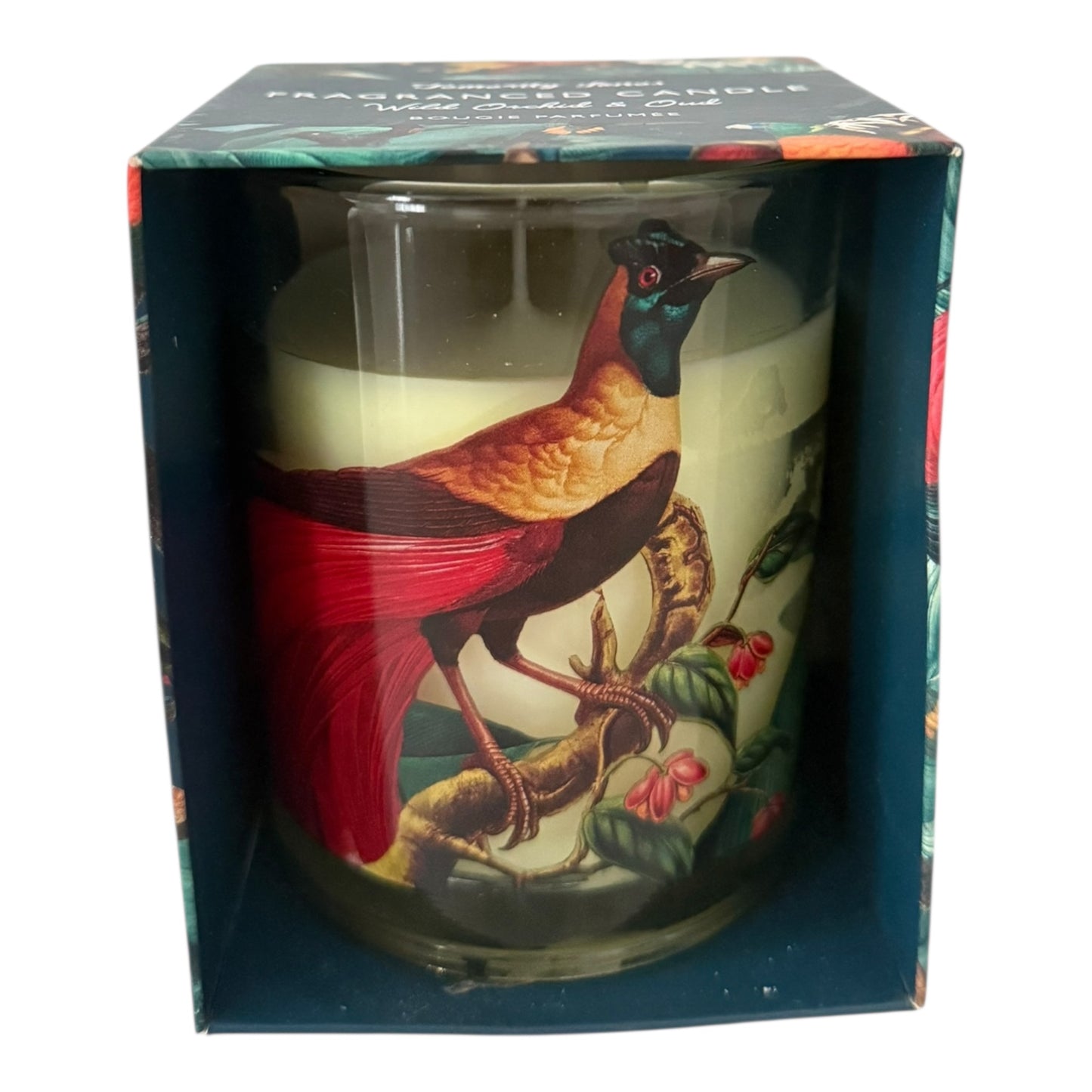Exotic Bird Candle Collection – Amber & Wood | Pink Lotus | Red Wild Orchid l