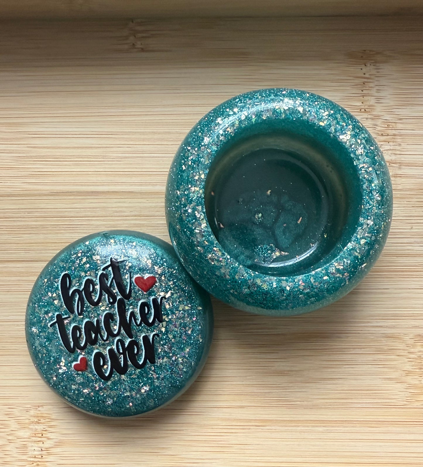 Handmade Resin Trinket Jar