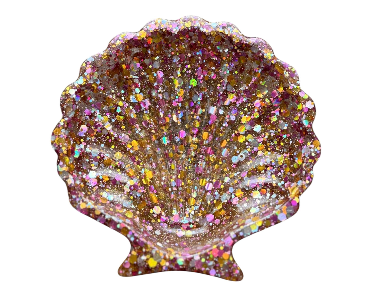 Handmade Resin Shell Dish Tray