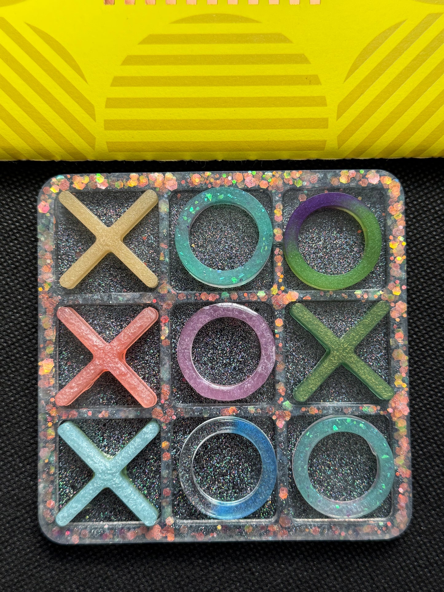 Handmade Resin Tic-Tac-Toe Game | Noughts & Crosses Games