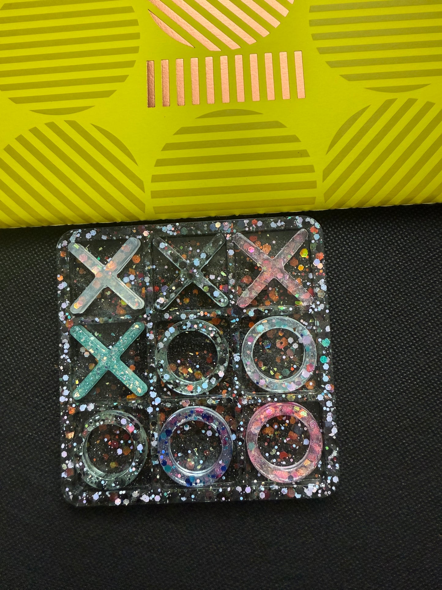 Handmade Resin Tic-Tac-Toe Game | Noughts & Crosses Games