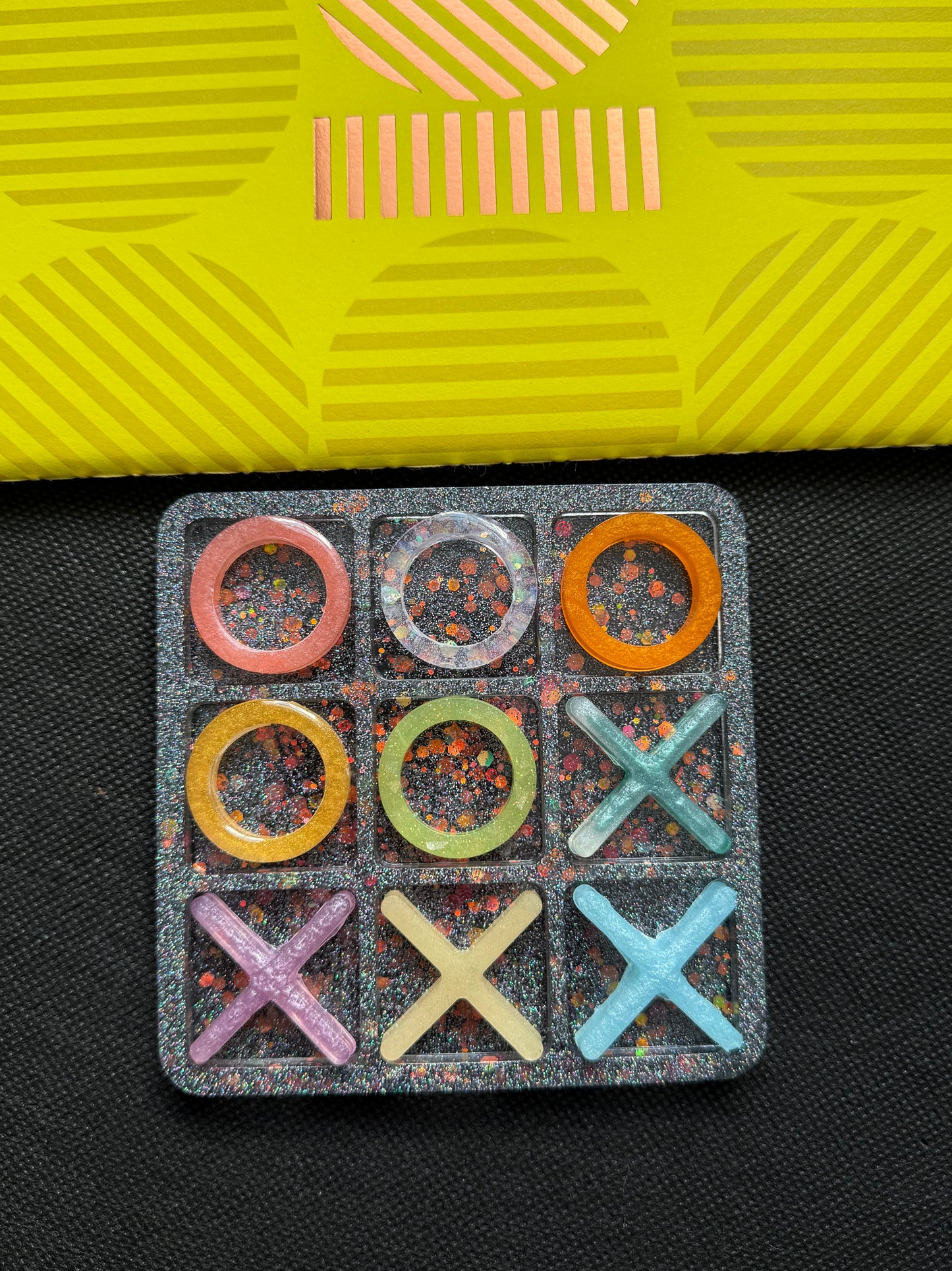 Handmade Resin Tic-Tac-Toe Game | Noughts & Crosses Games