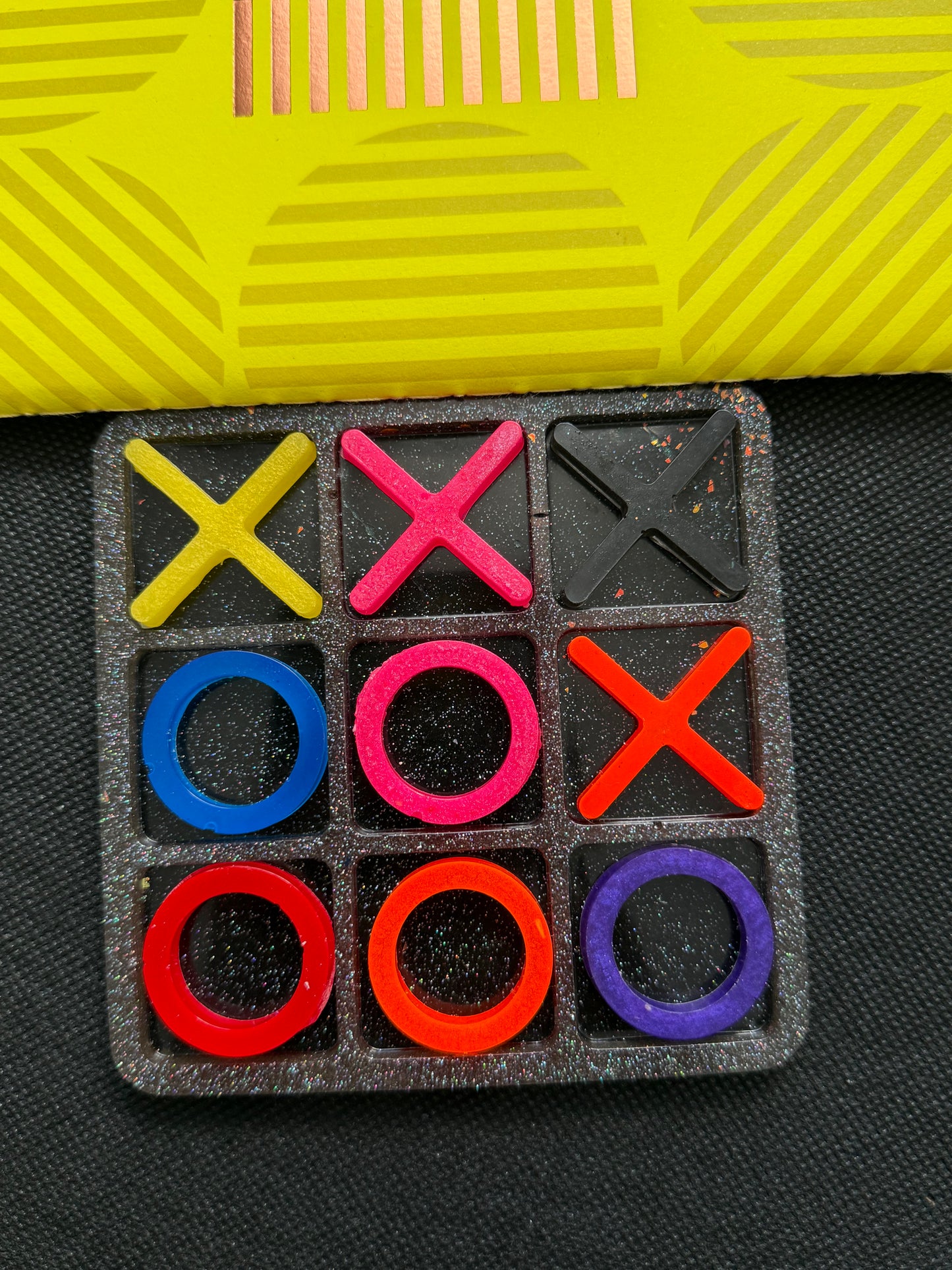 Handmade Resin Tic-Tac-Toe Game | Noughts & Crosses Games