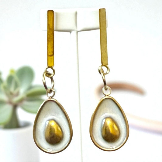 Golden Teardrop Duo Earrings