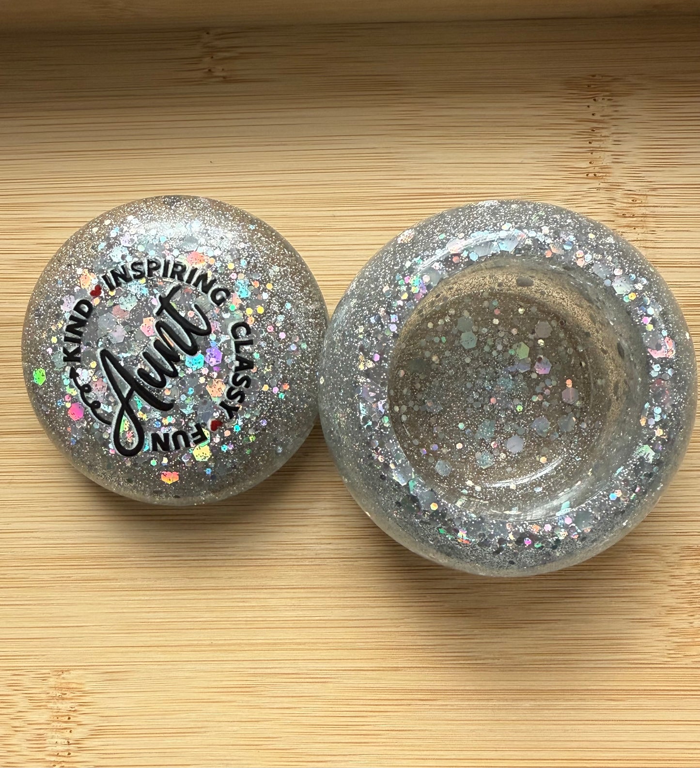 Handmade Resin Trinket Jar