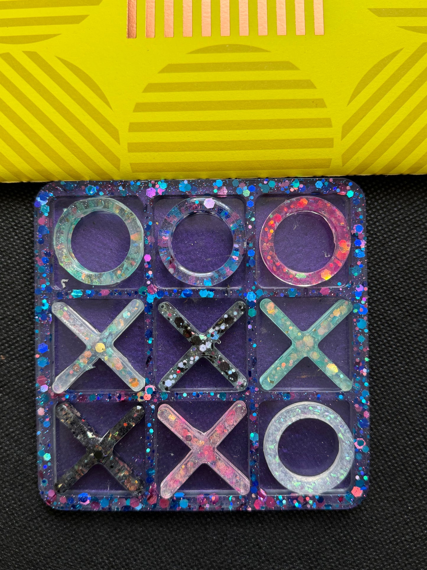 Handmade Resin Tic-Tac-Toe Game | Noughts & Crosses Games