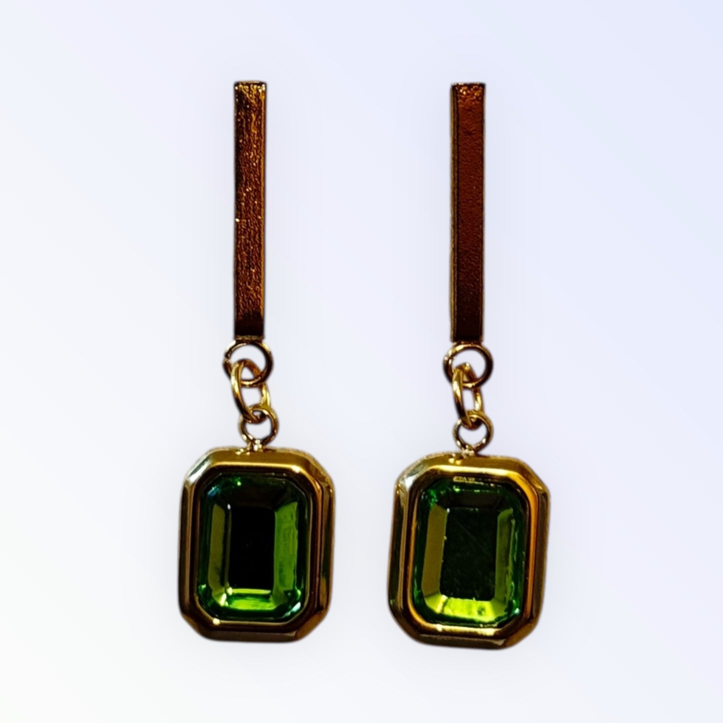 Zircon Gem Drop Earrings – Available in Varies Colours