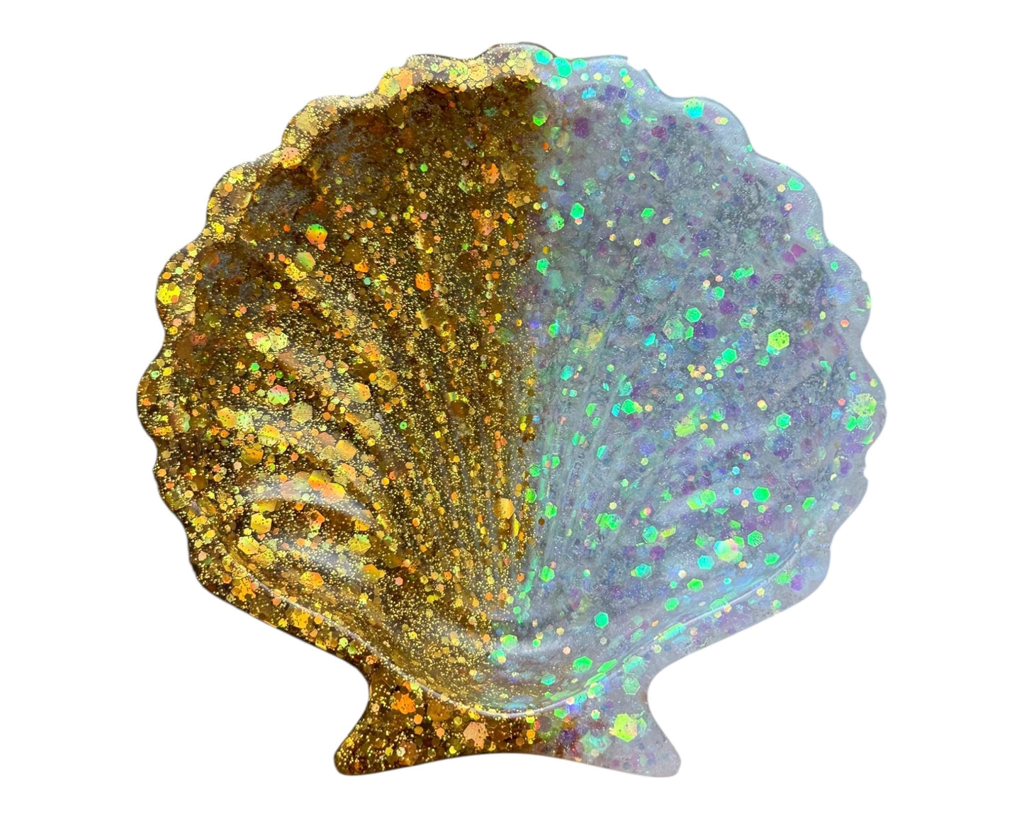 Handmade Resin Shell Dish Tray