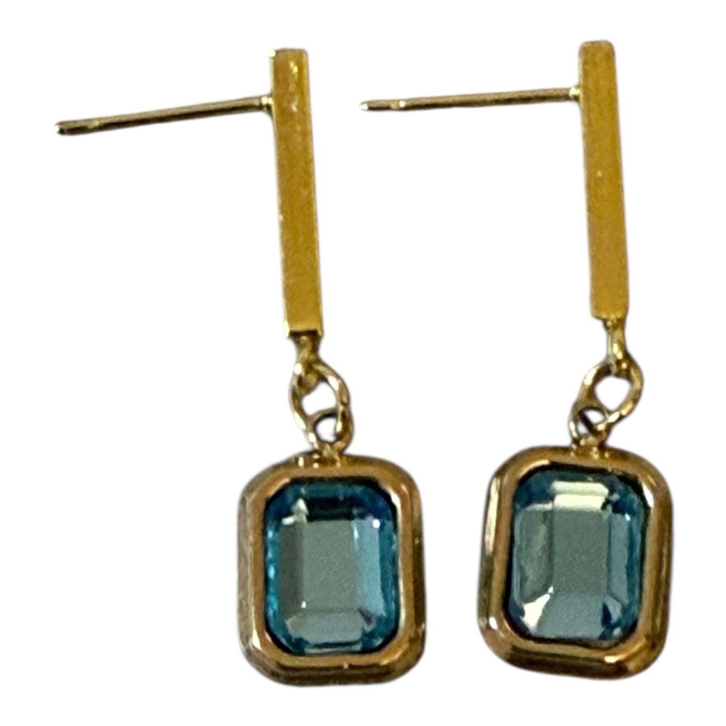 Zircon Gem Drop Earrings – Available in Varies Colours