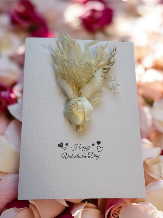 Handmade Valentine’s Cards – Floral & Sentimental Designs