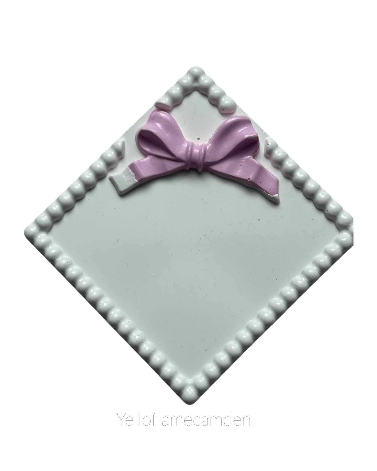 Bow knot Jesmonite Detail Trinket Tray
