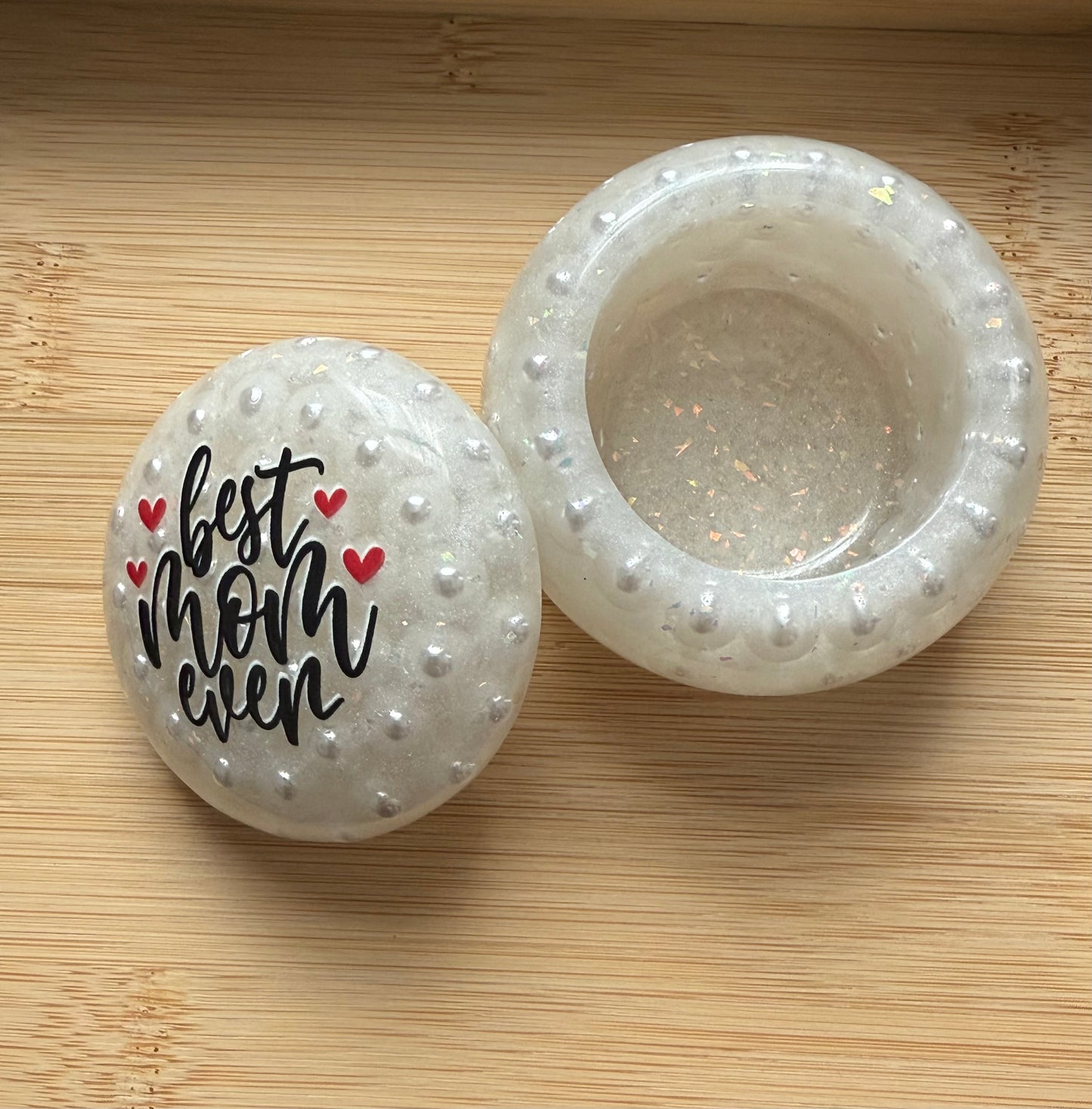 Handmade Resin Trinket Jar