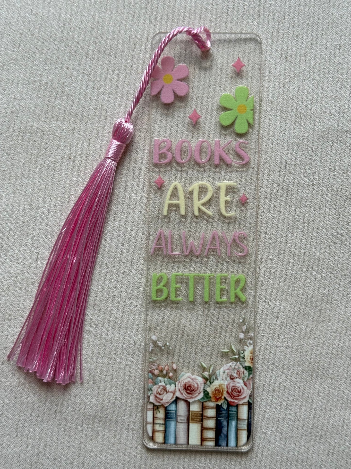Handmade Resin Bookmarks – Unique Designs with Tassel