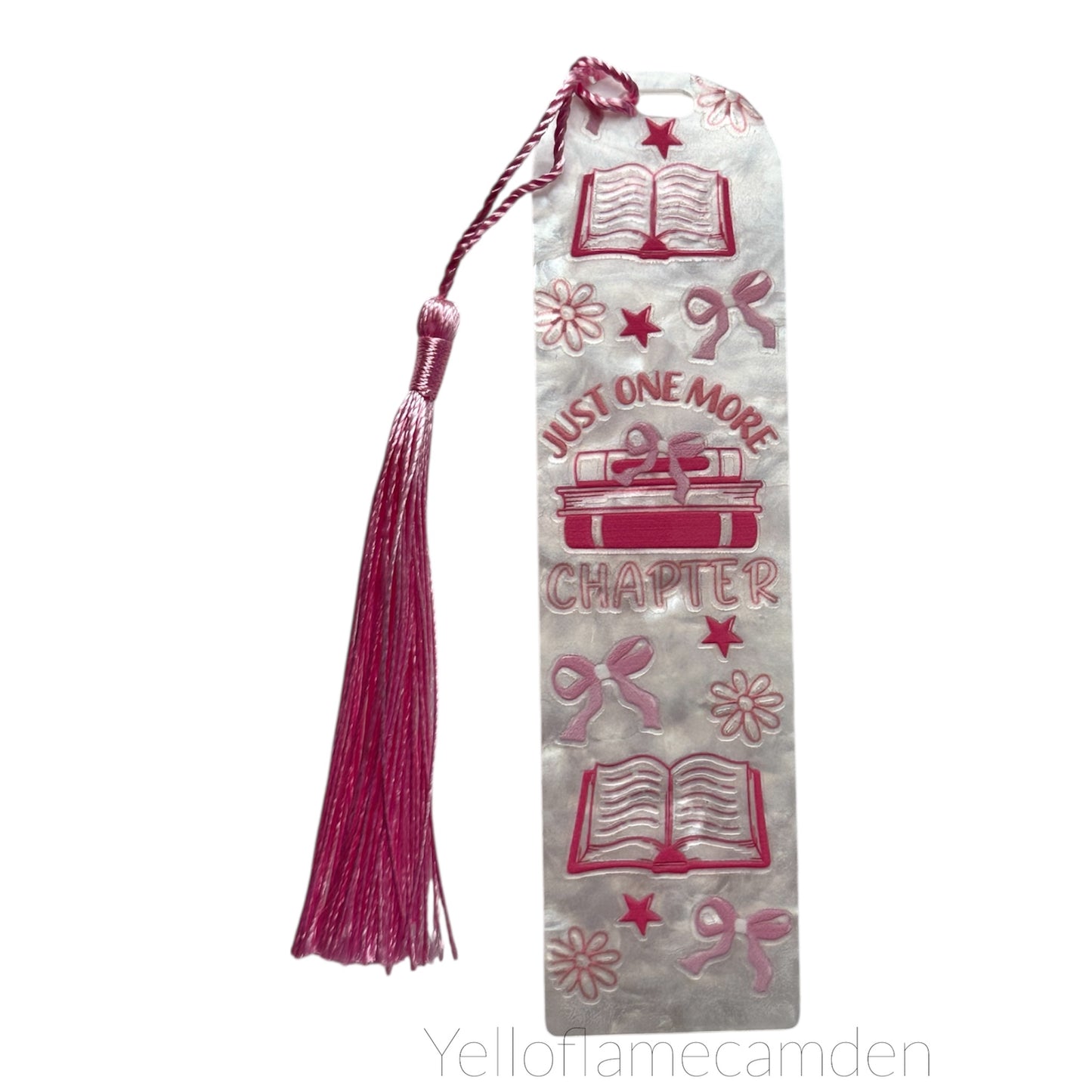 Handmade Resin Bookmarks – Unique Designs with Tassel