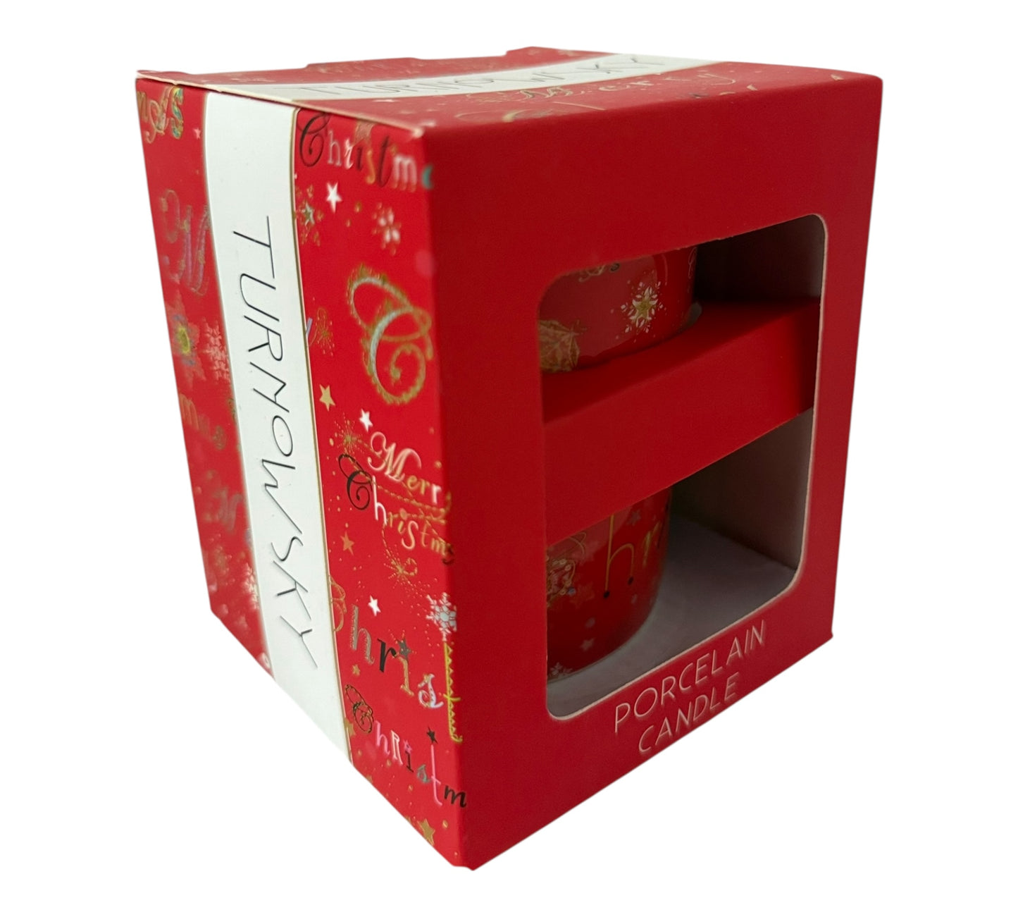 Christmas Porcelain Candle