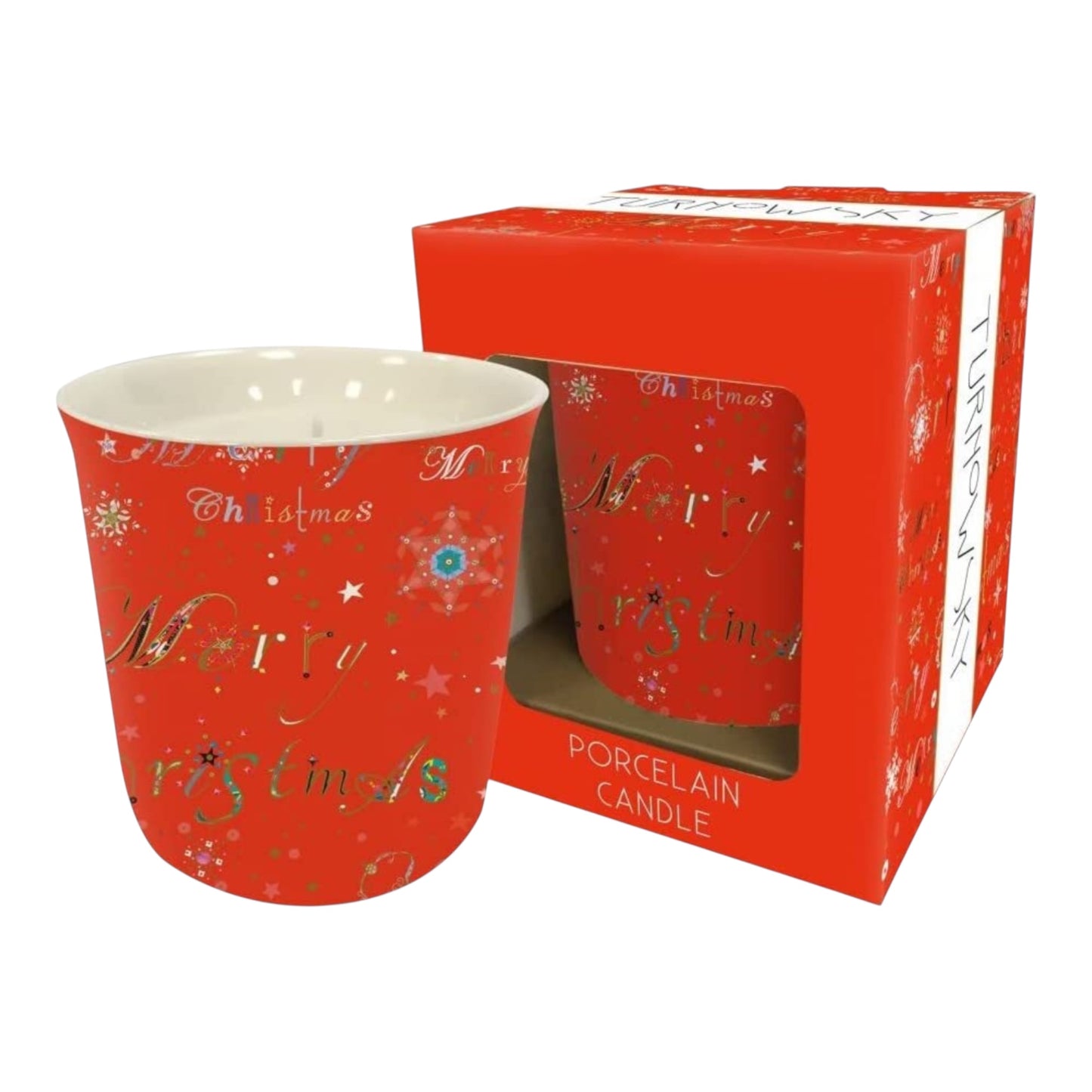 Christmas Porcelain Candle