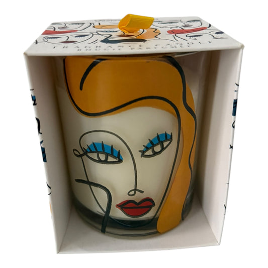Abstract Face Art Candle Collection – Modern Fragrance Series