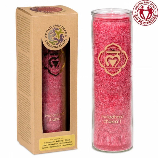 Chakra Candle  -1st Chakra  -Scented Candle